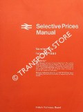 Selective Prices Manual - Number 23a, February 1980 by British Railways